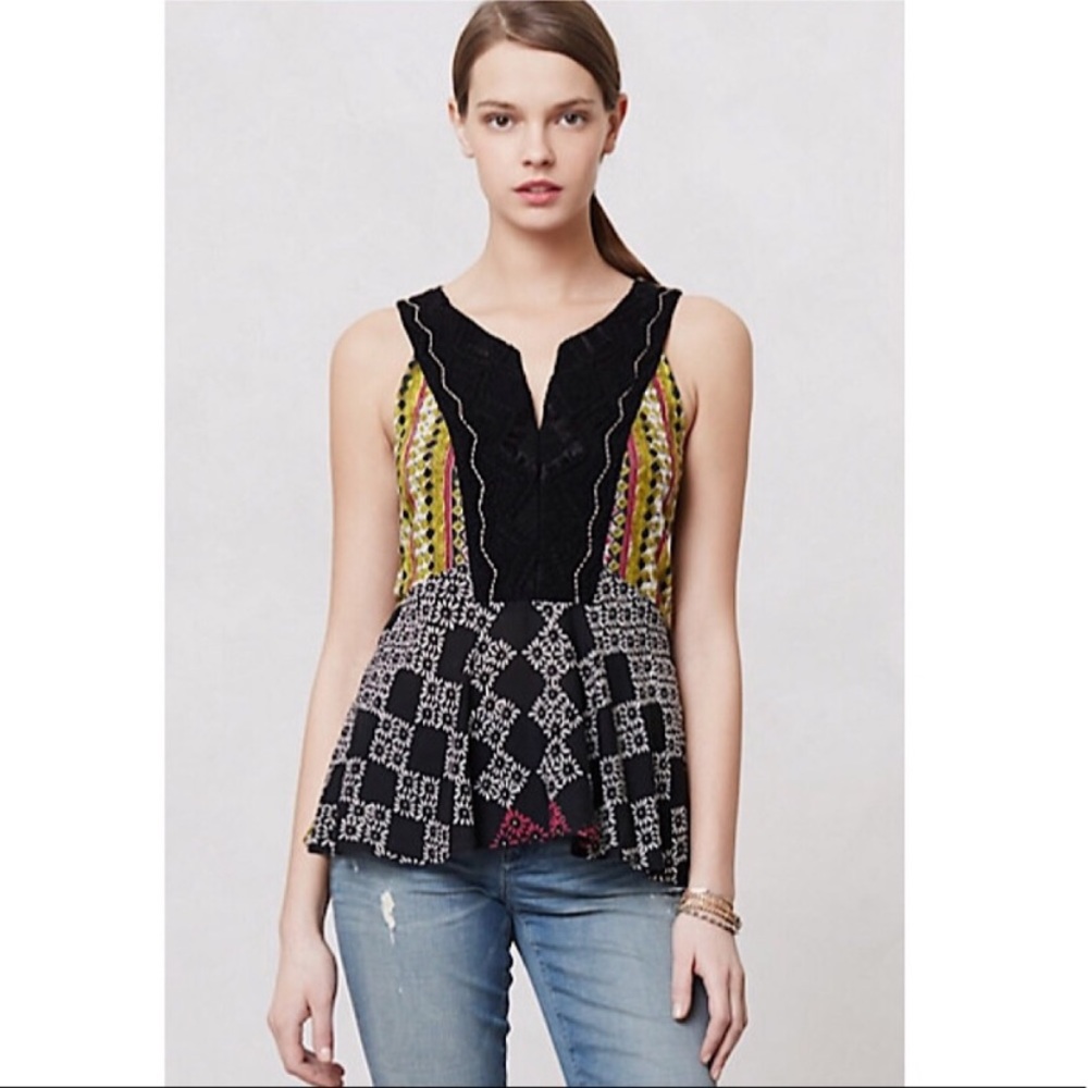 Anthropologie Meadow Rue Mirella tank size Medium